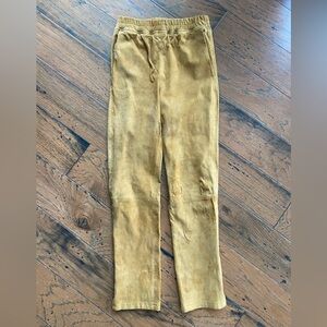 Arma suede leather pants tan